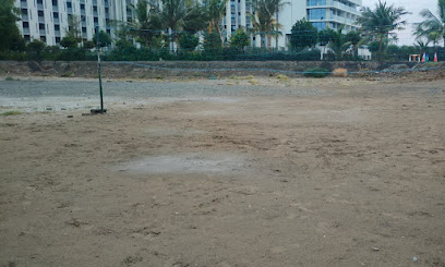 ملعب كرة الطائرة بشاطئ القرم - مسقط -